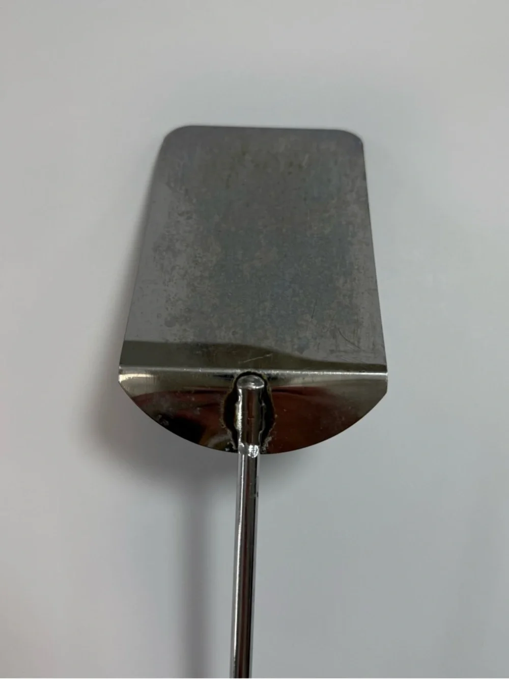 Stainless Steel Turner BBQ Spatula with Brown Wood Handle
